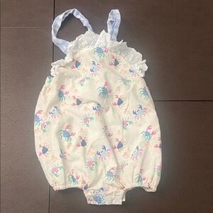 Crab Print Kids Bodysuit